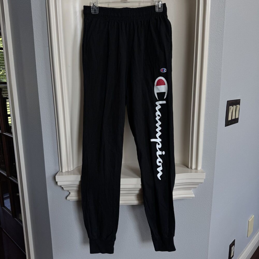 Champion Men's Joggers Vertical Logo Size Small